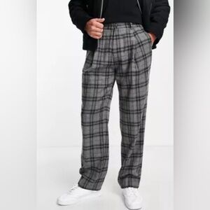 Topman wide leg warm pants